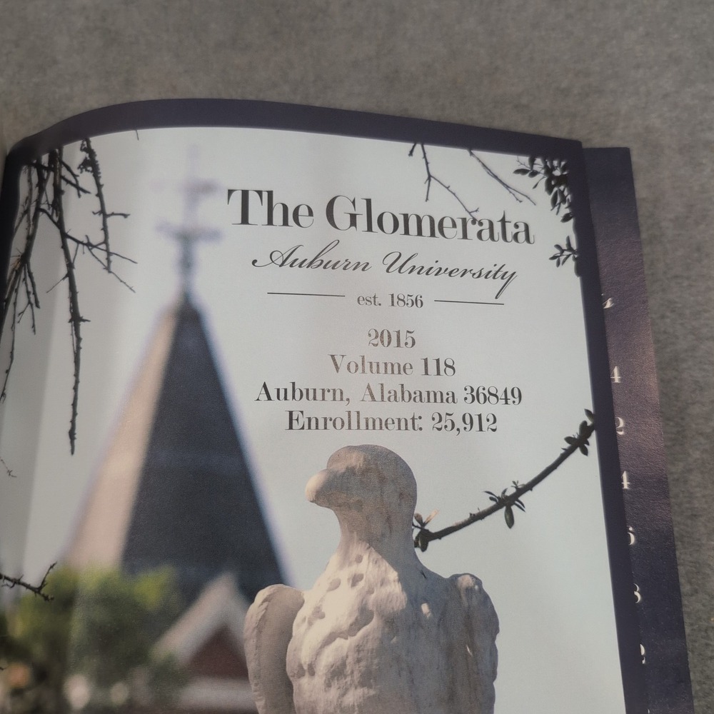 Auburn University 2015 Yearbook The Glomerata Volume 118 Tigers Alabama - Picture 3 of 5